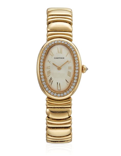 cartier baignoire diamond watch|baignoire cartier watch price.